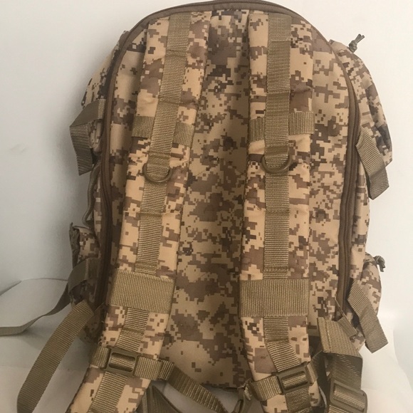 Tan digital Expandable Tactical Backpack - Picture 3 of 4